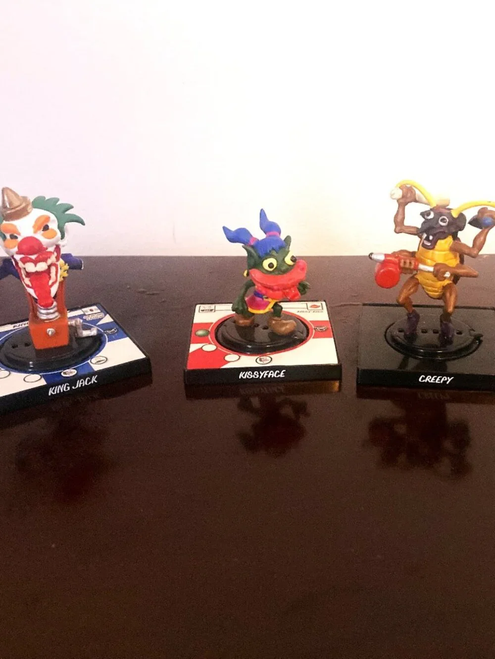 2003 Wizkids Creepy Freaks 3D Trading Game 4 Assorted Figures Lot